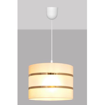 Люстра на тросе HELEN 1xE27/15W/230V кремовая