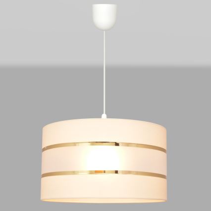 Люстра на тросе HELEN 1xE27/15W/230V кремовая