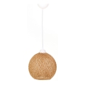Люстра на тросе JUTE 1xE27/60W/230V бежевая
