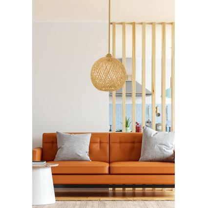 Люстра на тросе JUTE 1xE27/60W/230V бежевая