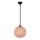 Люстра на тросе JUTE 1xE27/60W/230V розовая