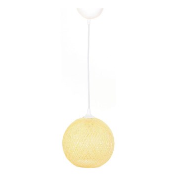 Люстра на тросе JUTE 1xE27/60W/230V желтая