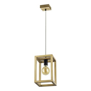 Люстра на тросе KAGO 1xE27/60W/230V матовый дуб