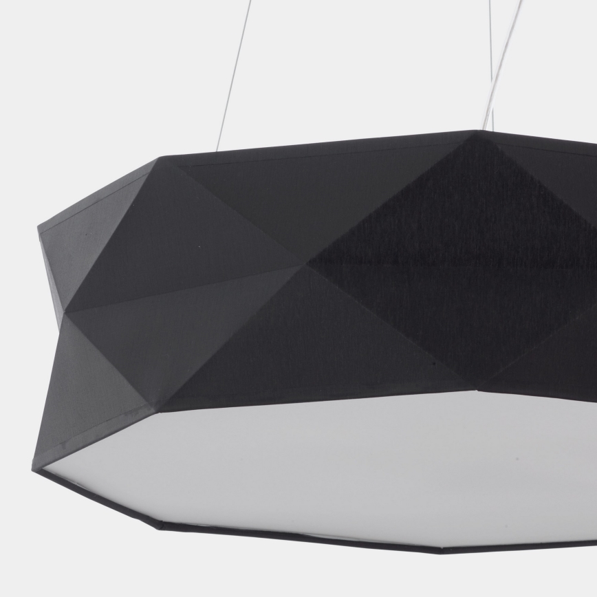 Люстра на тросе KANTOOR 1xE27/15W/230V черная