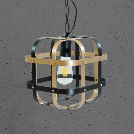 Люстра на тросе KLATKA 1xE27/10W/230V
