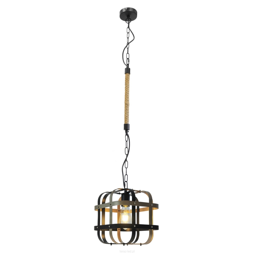 Люстра на тросе KLATKA 1xE27/10W/230V