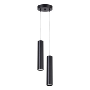 Люстра на тросе LAGOS 2xGU10/10W/230V черная