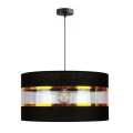 Люстра на тросе LIND 1xE27/60W/230V черная