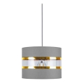 Люстра на тросе LIND 1xE27/60W/230V серая