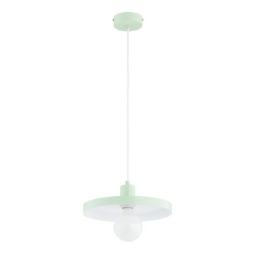 Люстра на тросе LITO 1xE27/15W/230V мятная