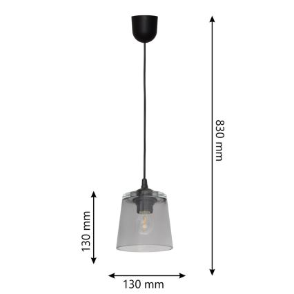 Люстра на тросе LUCEA 1xE27/15W/230V