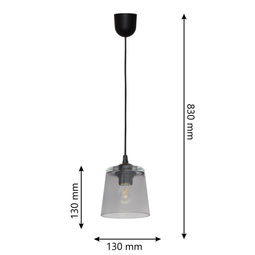Люстра на тросе LUCEA 1xE27/15W/230V