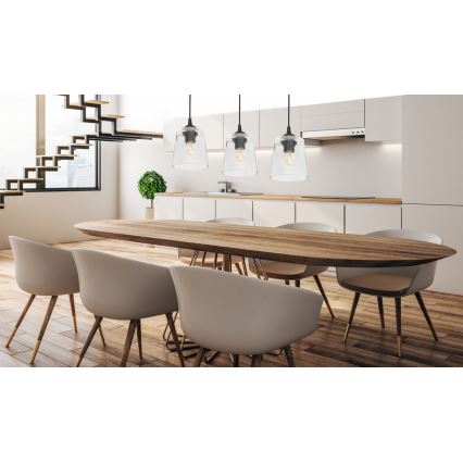 Люстра на тросе LUCEA 3xE27/15W/230V