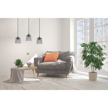Люстра на тросе LUCEA 3xE27/15W/230V