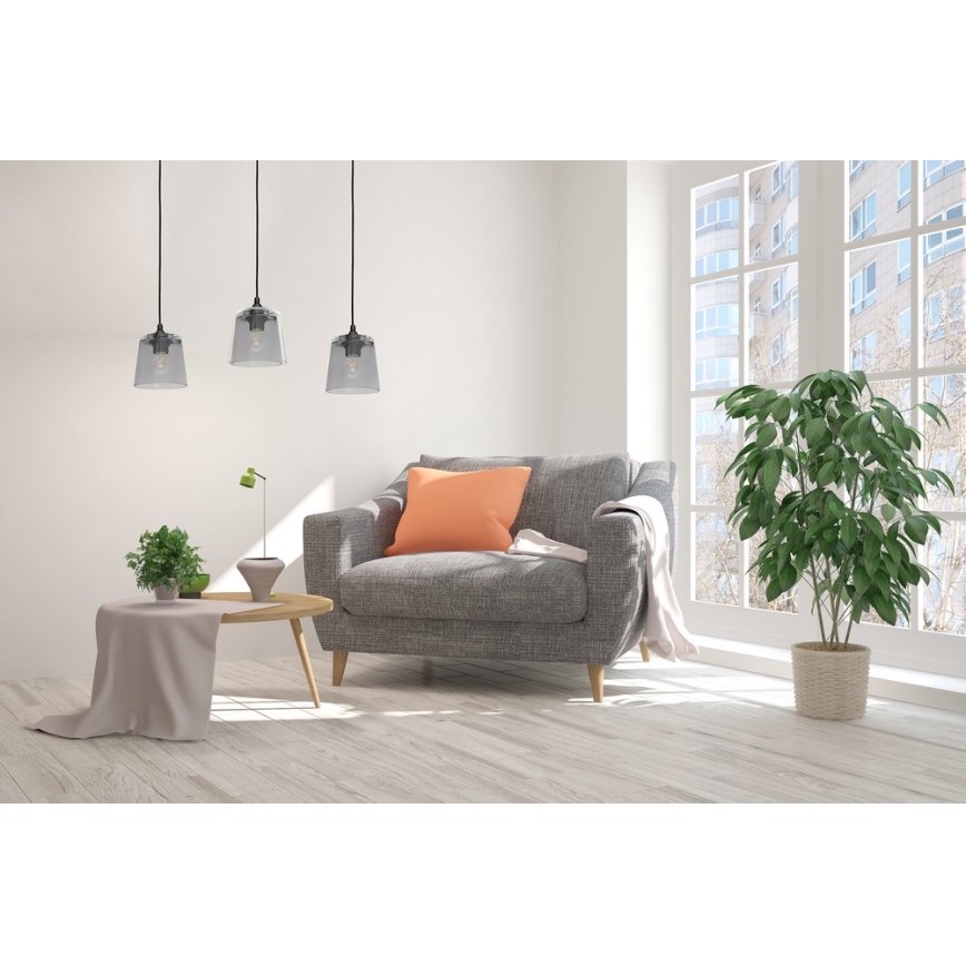 Люстра на тросе LUCEA 3xE27/15W/230V