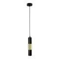 Люстра на тросе MAGNUMA 1xGU10/50W/230V черная/золотая