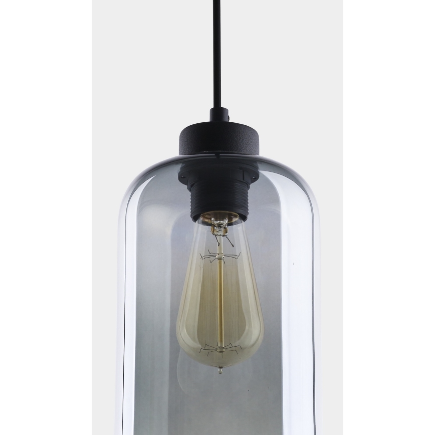 Люстра на тросе MARCO 1xE27/60W/230V черная