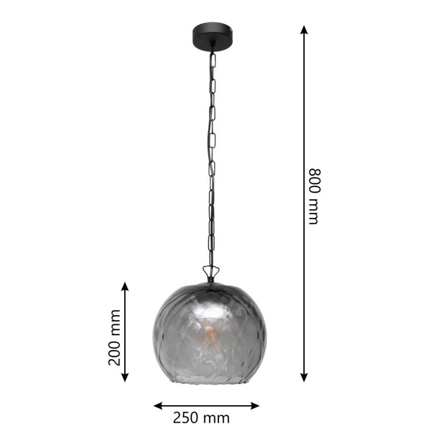Люстра на тросе MARILLA 1xE27/15W/230V