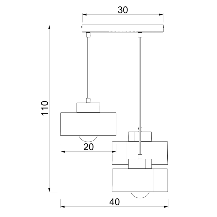 Люстра на тросе MARTI 3xE27/15W/230V бордовая/золотая
