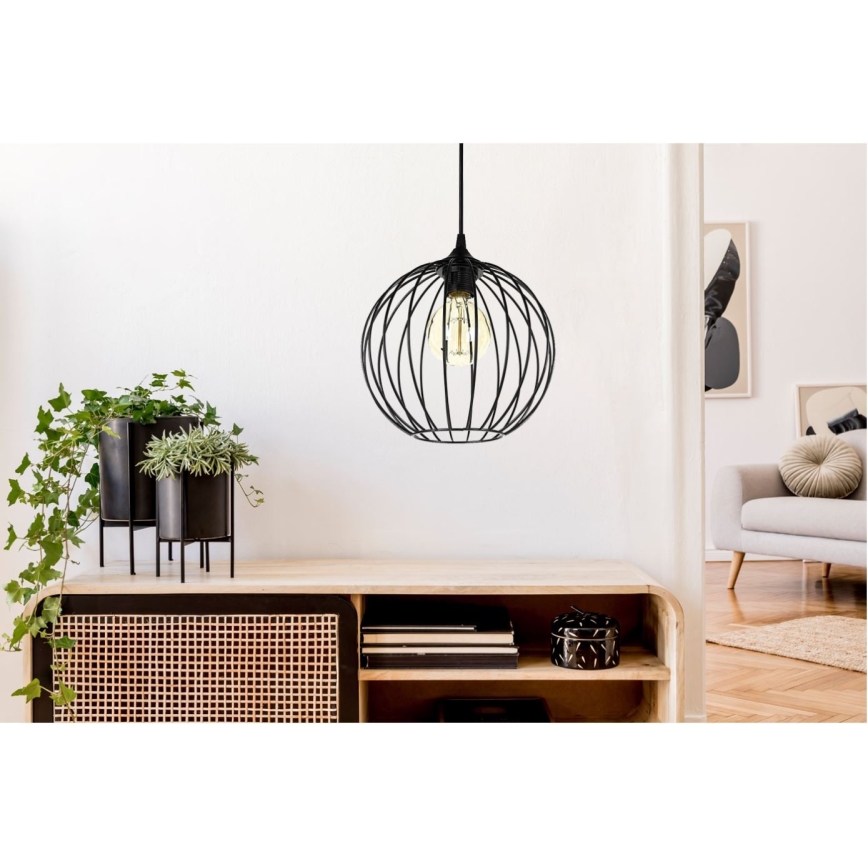 Люстра на тросе MATT 1xE27/60W/230V