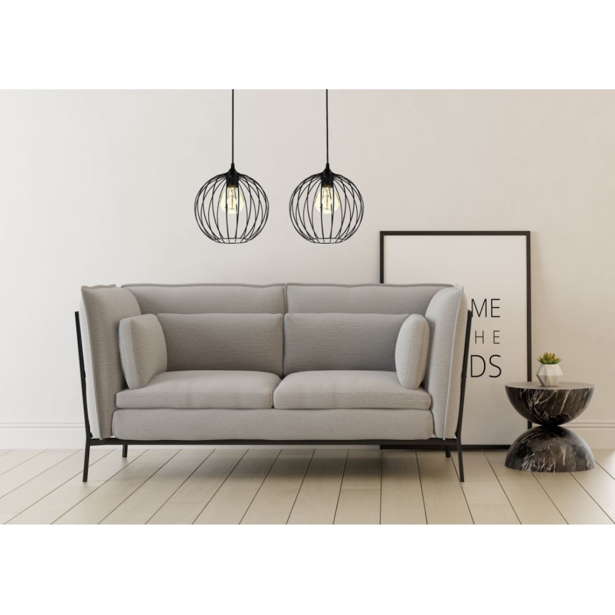 Люстра на тросе MATT 2xE27/60W/230V