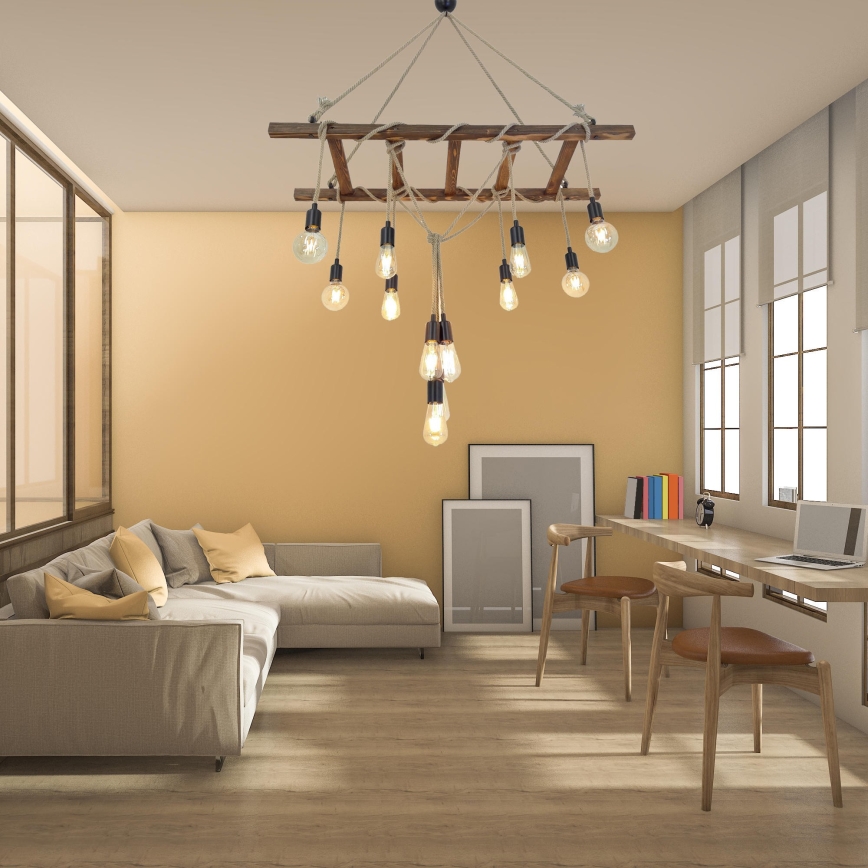 Люстра на тросе MERDIVEN 12xE27/40W/230V