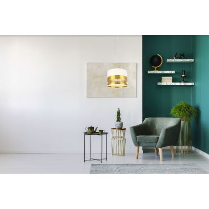 Люстра на тросе MILO 1xE27/60W/230V золотая