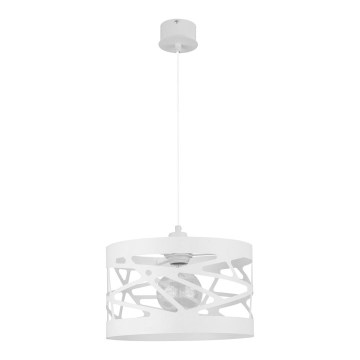 Люстра на тросе MODUL FREZ 1xE27/60W/230V ⌀ 30 см белая