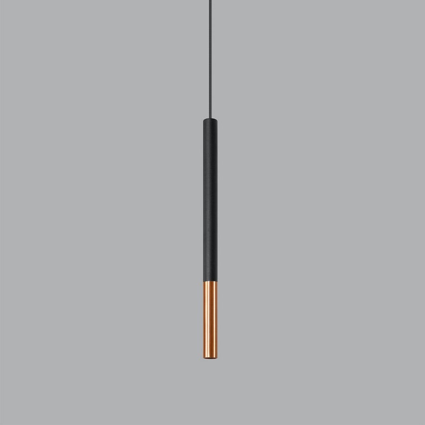 Люстра на тросе MOSAIC 1xG9/12W/230V черная/медь