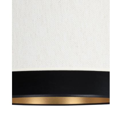 Люстра на тросе NATIA 1xE27/60W/230V, диаметр 45 см, белая/чёрная