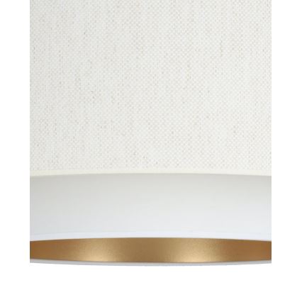 Люстра на тросе NATIA 1xE27/60W/230V, диаметр 45 см, белая