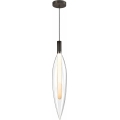 Люстра на тросе NORDIC 1xG9/5W/230V чёрный/прозрачный