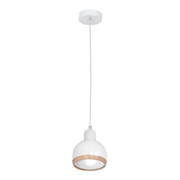 Люстра на тросе OVAL 1xE27/60W/230V белая