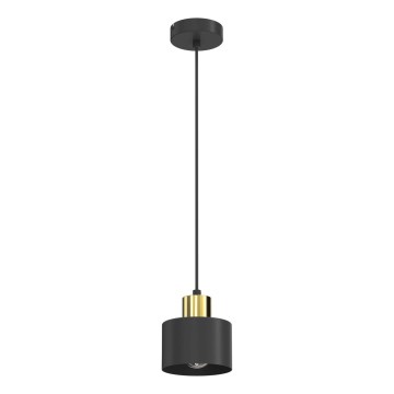 Люстра на тросе PARKLA 1xE27/15W/230V чёрная