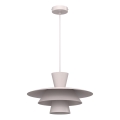 Люстра на тросе PLATO 1xE27/15W/230V кремовая