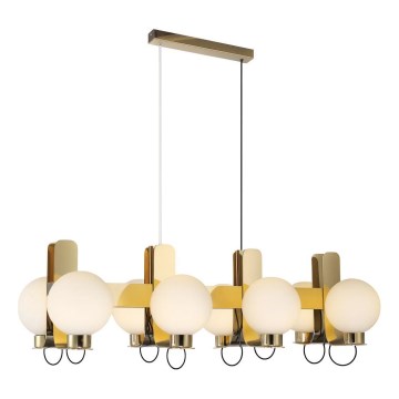 Люстра на тросе REGGIO 8xE27/40W/230V золотая