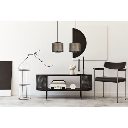 Люстра на тросе REZO 2xE27/60W/230V золотая