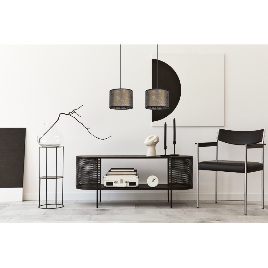 Люстра на тросе REZO 2xE27/60W/230V золотая