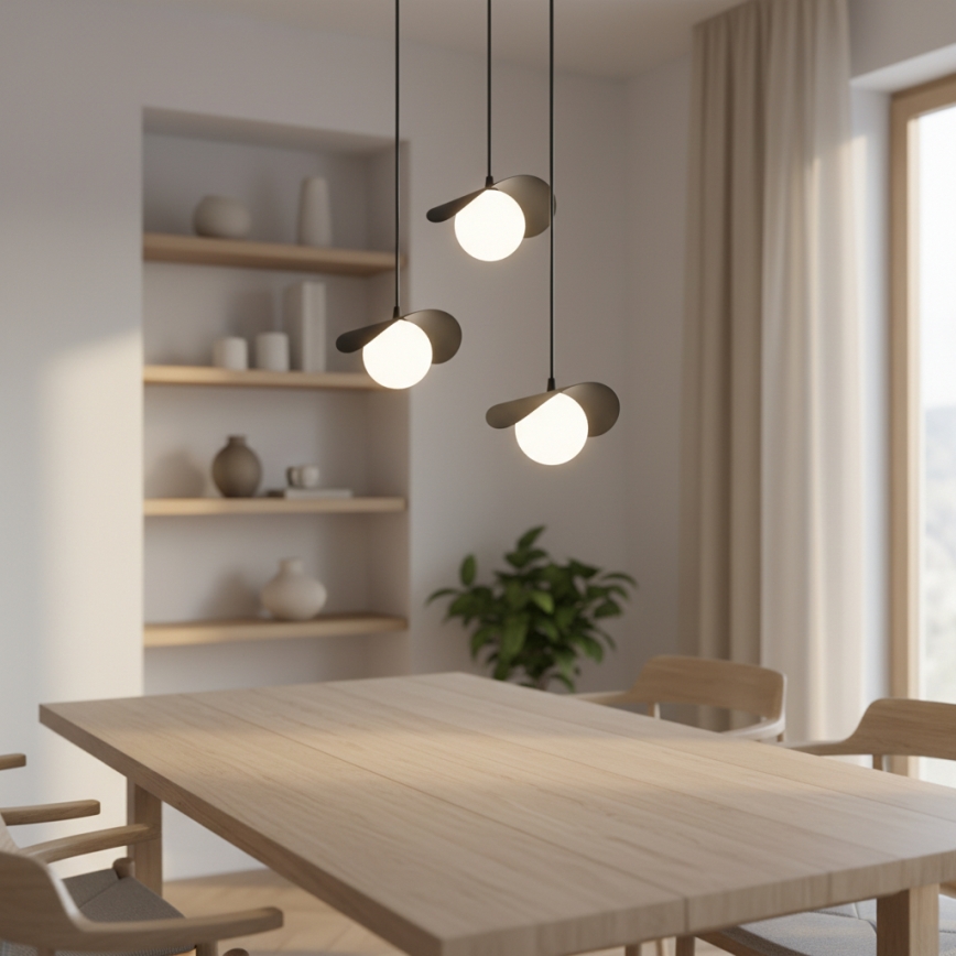 Люстра на тросе RITUAL 3xG9/8W/230V черная