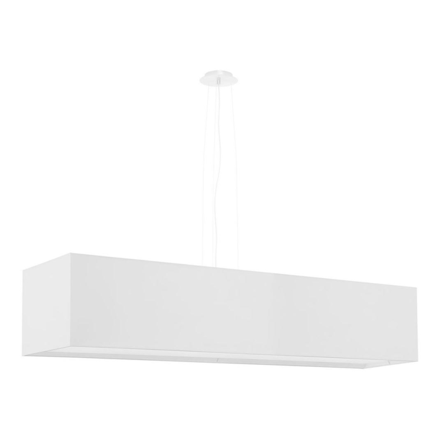 Люстра на тросе SANTA 5xE27/60W/230V 120 см белая
