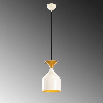 Люстра на тросе SIVANI 1xE27/40W/230V белая/медная