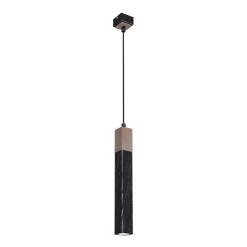 Люстра на тросе SOLO 1xGU10/MR11/40W/230V черная