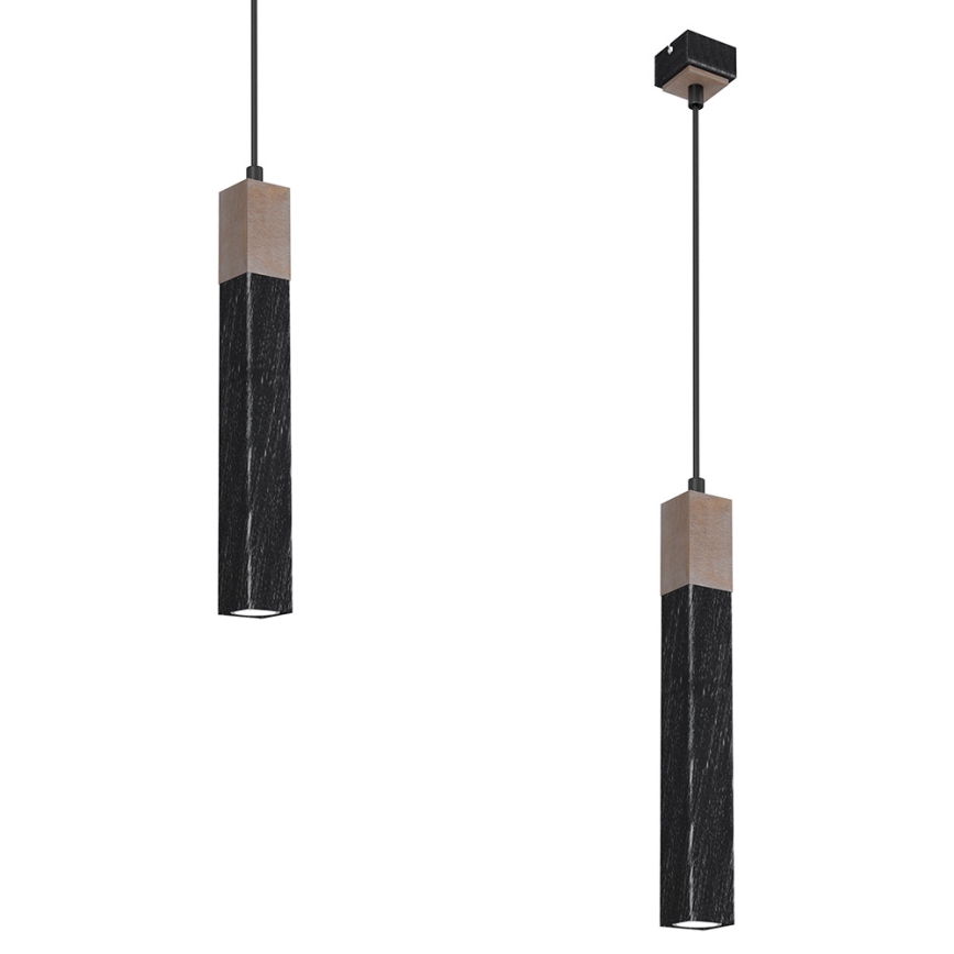 Люстра на тросе SOLO 1xGU10/MR11/40W/230V черная