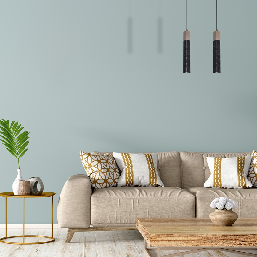 Люстра на тросе SOLO 1xGU10/MR11/40W/230V черная