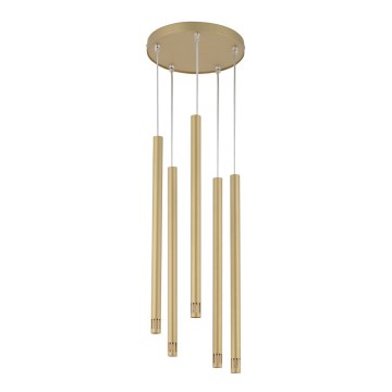 Люстра на тросе STALACTITE LASER 5xG9/2,5W/230V золотая