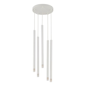 Люстра на тросе STALACTITE LASER 5xG9/3W/230V белая