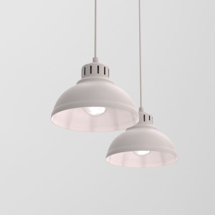 Люстра на тросе SVEN 2xE27/15W/230V кремовая