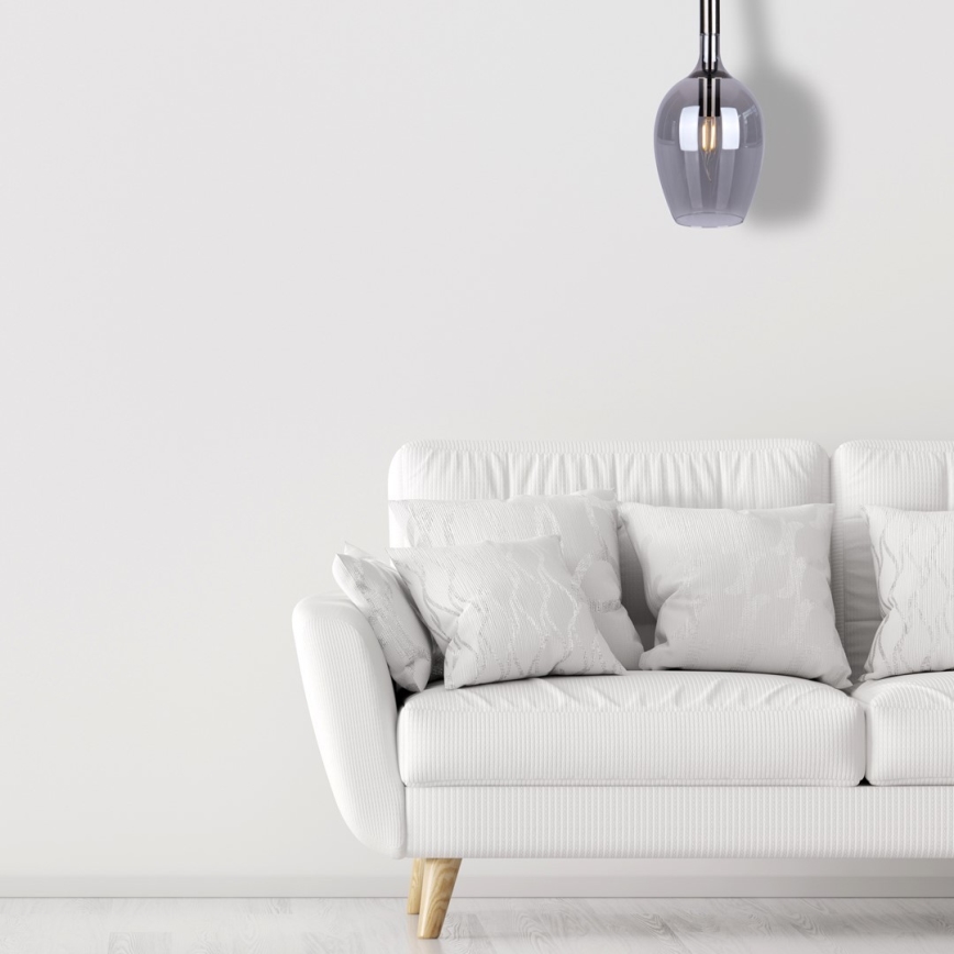 Люстра на тросе TANGO 1xE14/40W/230V черная