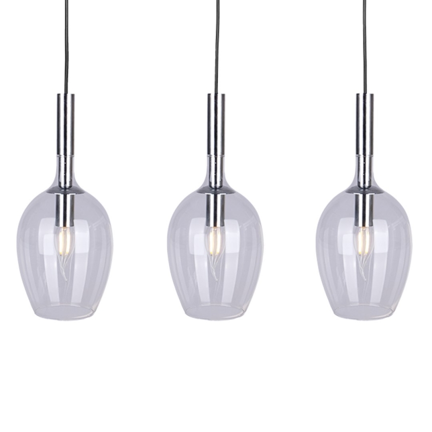 Люстра на тросе TANGO 3xE14/40W/230V прозрачная