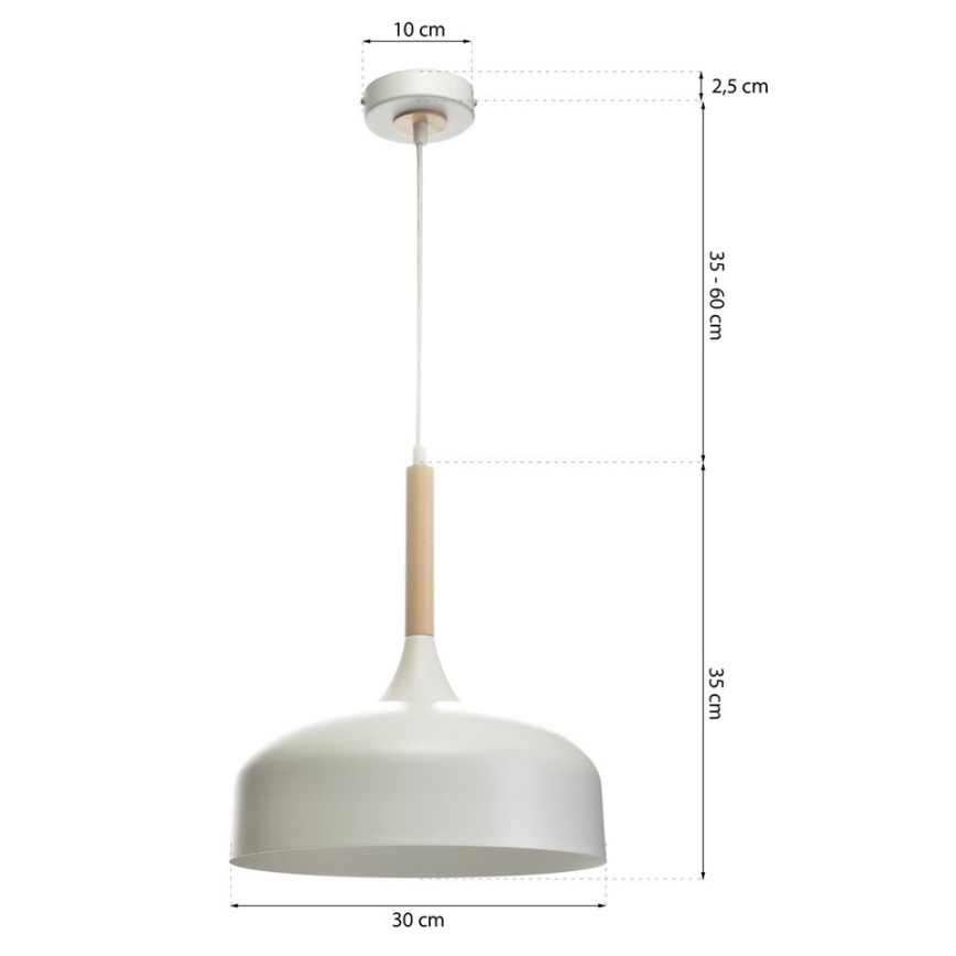 Люстра на тросе TAYLOR 1xE27/60W/230V